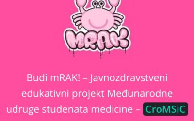 Budi mRak, izbjegni rak!– EDUKACIJA ZA OSMAŠE