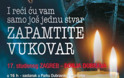 Obilježavanje Dana sjećanja na žrtvu Vukovara i Škabrnje